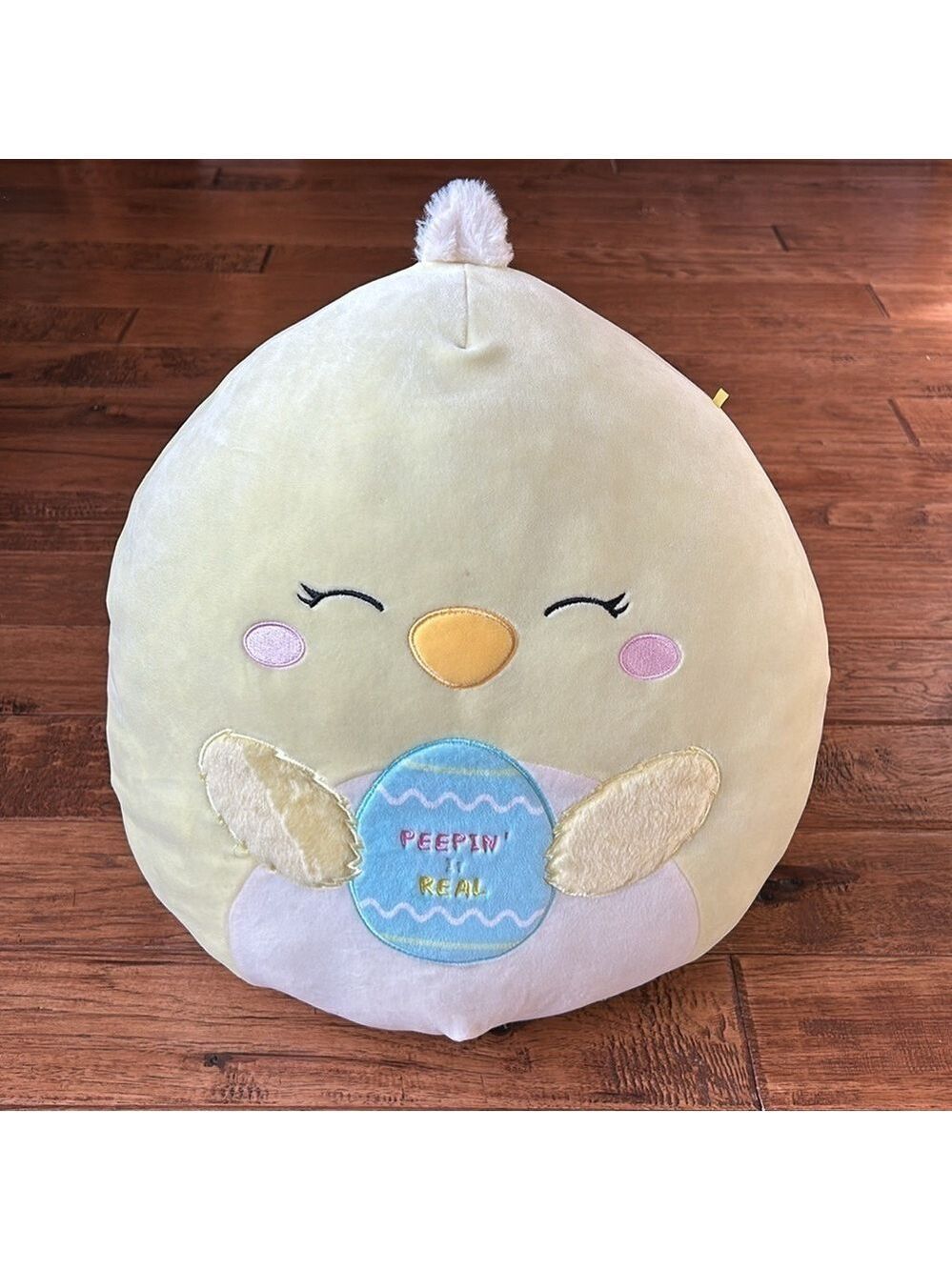 Squishmallows Aimee Easter Chick Chicken Peepin It Real 18" Large Plush Toy